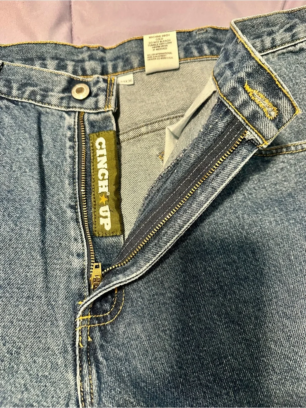 Cinch Light Blue Straight Leg Jeans